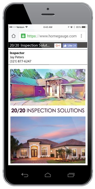 Homegauge CRL Digital Report Home Inspection