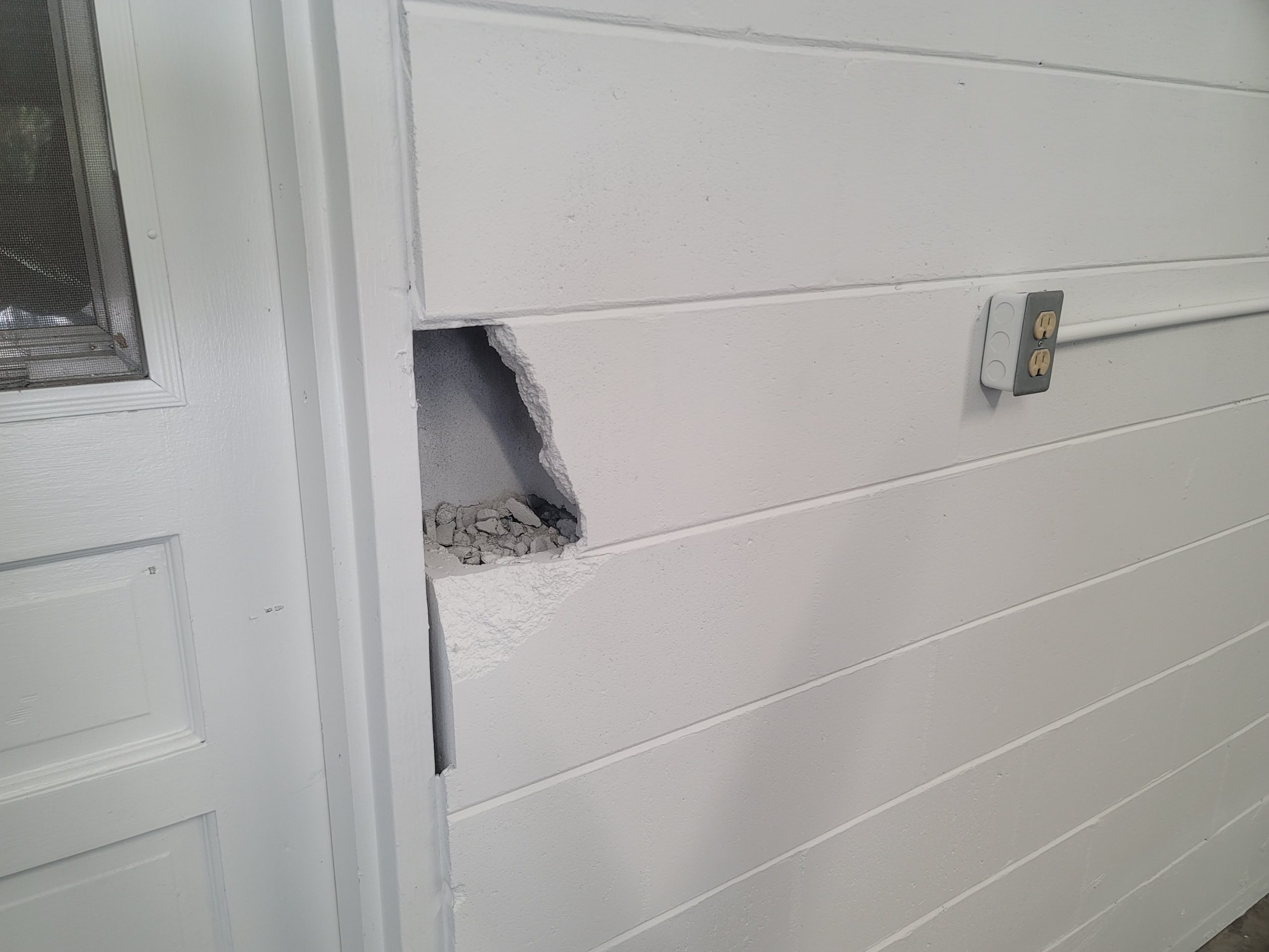 Hole in wall