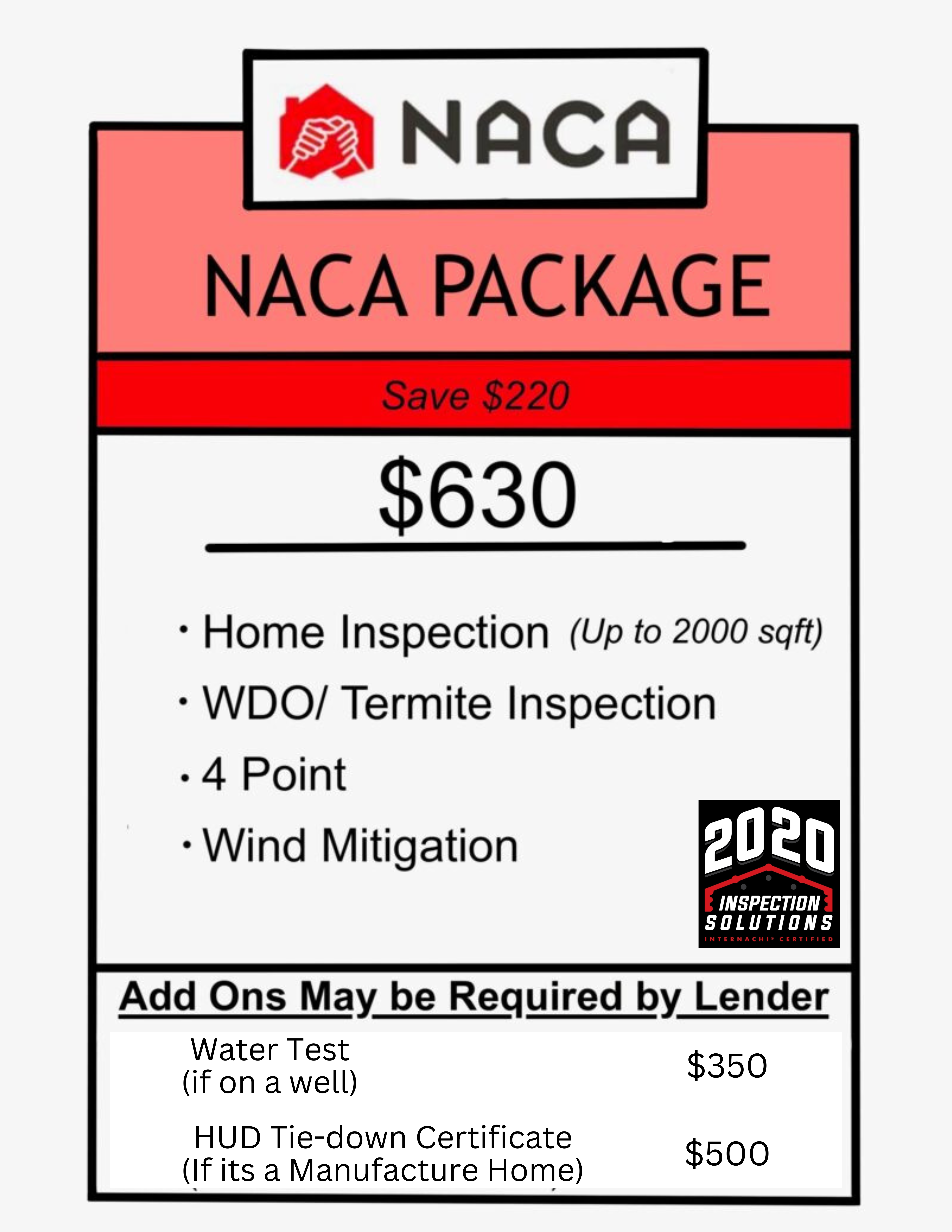 NACA Pricing Package 